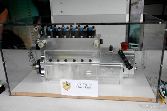 A Billet Sigma fuel injection pump.