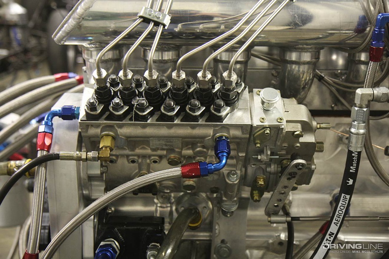 A Scheid diesel injection fuel pump.