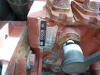 A Bosh fuel injection pump nameplate.