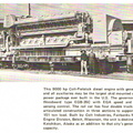 The Fairbanks-Morse Company's 9000 horse power diesel engine, circa 1975.