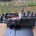 A Bosch fuel injection pump connected to a Pierce governor.