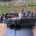 A Bosch fuel injection pump connected to a Pierce governor.