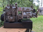 Brad's restored Pierce governor connected to a Bosch fuel injection pump, circa 8-5-2020.