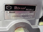 A Diesel Kiki engine governor name plate.