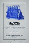 Vintage diesel engine advertisement history.