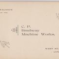 The C. P. Bradway Machine Works.