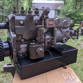 A restored American Bosch fuel injection pump and governor unit.