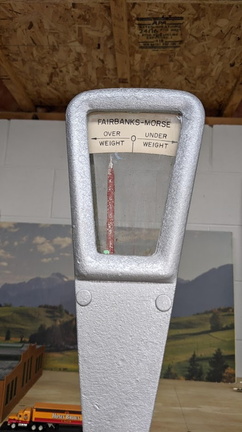 A restored Fairbanks-Morse brewery scale.