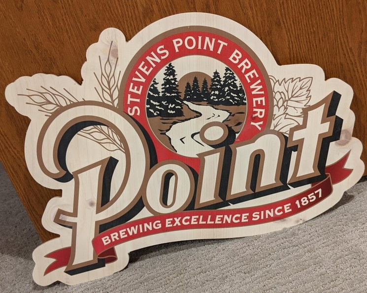 Another Stevens Point Brewery sign added to the collection.
