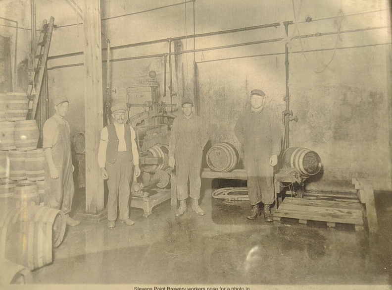 The Stevens Point Brewery's keg racking department.