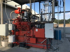 A natural Gas Waukesha engine with a Woodward PSG governor system.