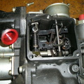 The governor system on the Bosch fuel injection pump.