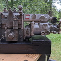 Brad's restored Pierce governor connected to a Bosch fuel injection pump.