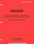 WOODWARD ELECTRIC GOVERNOR COMPONENTS DESCRIPTION SERIES