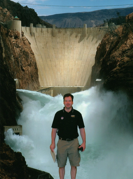 Having fun touring the Hoover Dam.