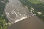  The Prairie du Sac Dam during the 2008 flood.