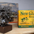 A vintage turboprop gas turbine engine governor and a great tasting craft beer.