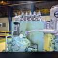 Steam turbine with a Woodward UG8 governor system.