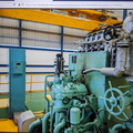Steam turbine with a Woodward UG8 governor system. 3