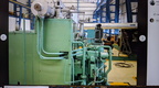 Steam turbine with a Woodward UG8 governor system. 2