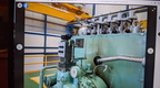 Steam turbine with a Woodward UG8 governor system.  4