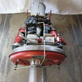 A Boeing 500 series gas turbine engine with a vintage Woodward governor fuel control.