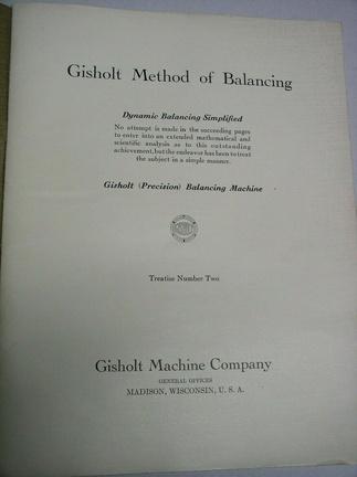A Gisholt catalog from 1926.