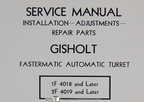 Gisholt Manufacturing Company manual.  8.