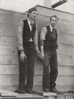 Carl A. Johnson and Hobart Johnson at their Gisholt Machine Company.