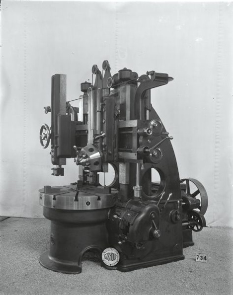 Gisholt Machine Company in Madison.  A Gisholt 52 verticale boring mill manufactured in 1929..jpg