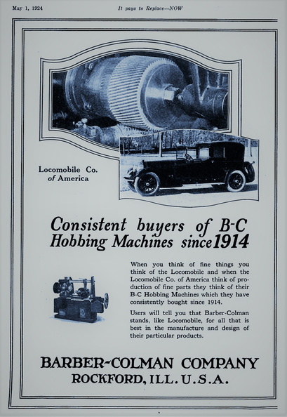 A BARBER-COLMAN COMPANY ADVERTISEMENT.