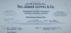 JAMES LEFFEL LETTERHEAD, CIRCA 1944.