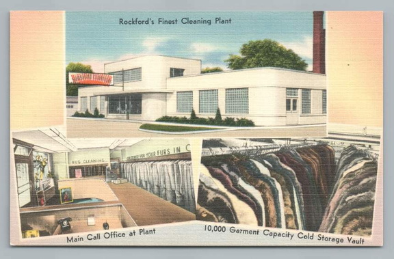 Looking back in time in Rockford, Illinois, circa 1942.