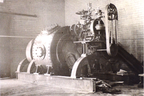 Inside the Sagamore Powerhouse showing the Woodward vertical compensating type governor.