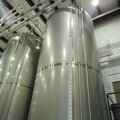 The Stevens Point Brewery's new 300 barrel bright beer tank.