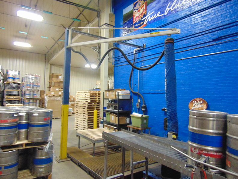 The Stevens Point Brewery's Beer Racking Area..JPG