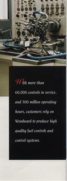 Woodward Aircraft Gas Turbine Engine Fuel Control History, circa 1995.