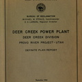 DEER CREEK POWER PLANT PROJECT.