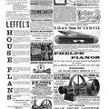 THE MECHANICAL NEWS FROM APRIL 1886.  ADVERTISEMENTS PAGE 1.