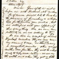 A James Leffel & Company letter, circa 1870.