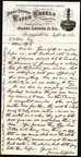 A James Leffel & Company letter, circa 1870.