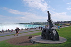 The Tesla Monument at Niagara Falls.