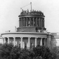 Wisconsin State Capitol under contruction, circa 1869.