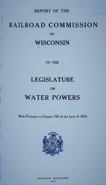 WATER POWER HISTORY ON THE WISCONSIN RIVER.
