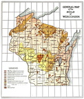 WISCONSIN HISTORY MAP.