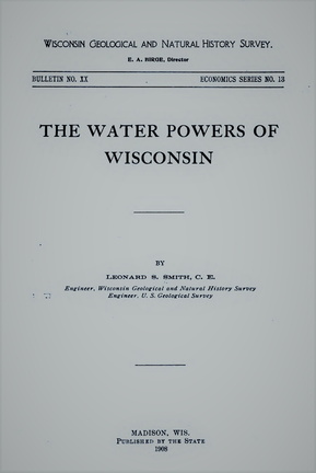 THE WATER POWERS OF WISCONSIN.