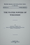 THE WATER POWERS OF WISCONSIN.