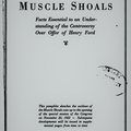 MUSCLE SHOALS AND HENRY FORD SUBJECT.