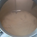 Running off the wort, raising the steam temperature, going into a boil in the brew kettle.