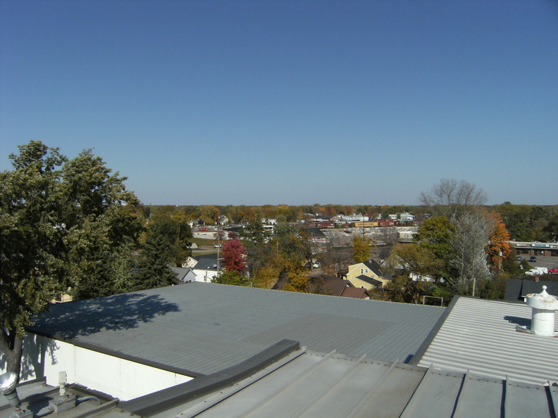 On top of the Stevens Point Brewery looking toward the Wisconsin Central Railroad yards..JPG